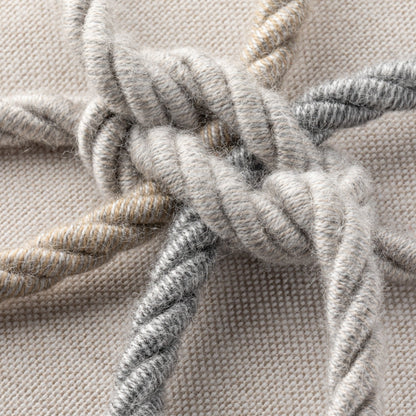 
                  12" x 20" Elaine Smith Pillow Grigio Rope - Image 6
                
