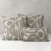 22" Square Elaine Smith Pillow  Influence Ebony