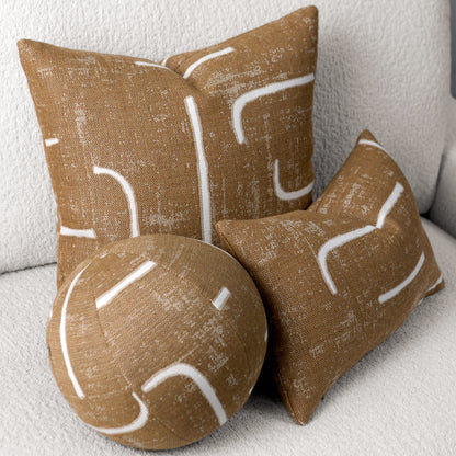 
                  12" Round Elaine Smith Orb Pillow Instinct Caramel - Image 6
                