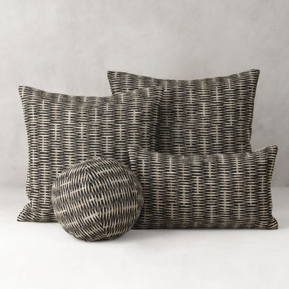 
                  12" Round Elaine Smith Orb Pillow Intertwine Ebony - Image 3
                