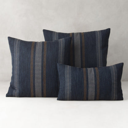 
                  20" Square Elaine Smith Pillow  Journey Indigo - Image 3
                