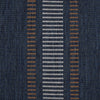 22" Square Elaine Smith Pillow  Journey Indigo