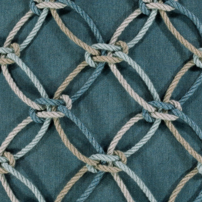 
                  20" Square Elaine Smith Pillow  Lagoon Rope - Image 2
                