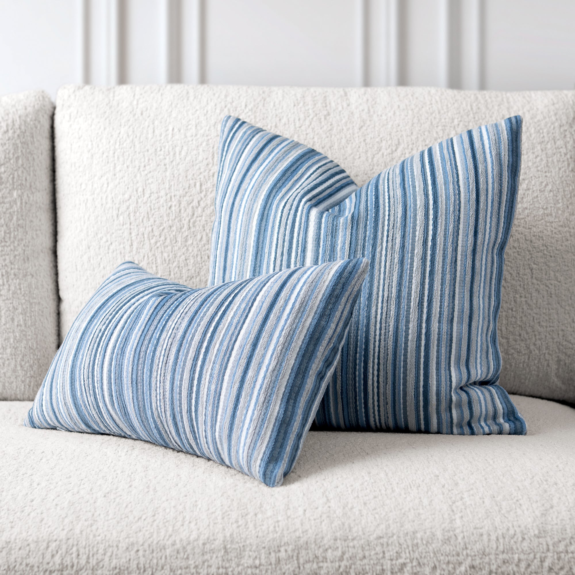 20" Square Elaine Smith Pillow Lush Velvet Cloud