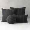 12" x 20" Elaine Smith Pillow  Luxe Stripe Charcoal