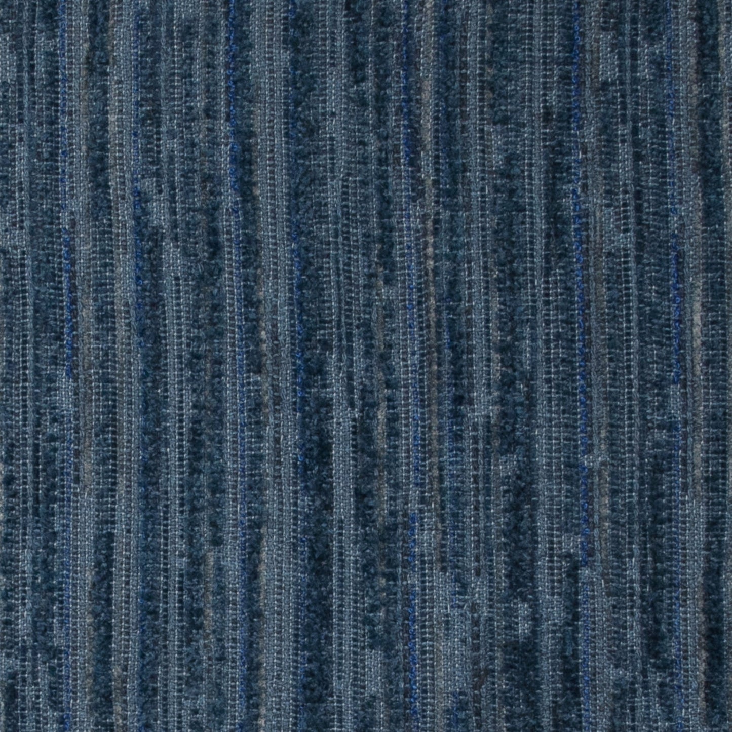 12" Round Elaine Smith Orb Pillow Luxe Stripe Indigo, image 3