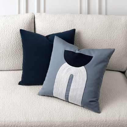 
                  20" Square Elaine Smith Pillow Modern Balance Slate - Image 3
                