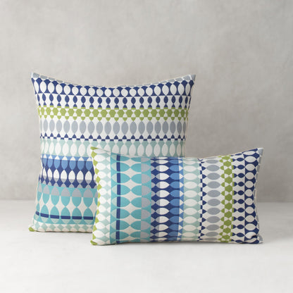 
                  20" Square Elaine Smith Pillow  Modern Oval Ocean - Image 4
                