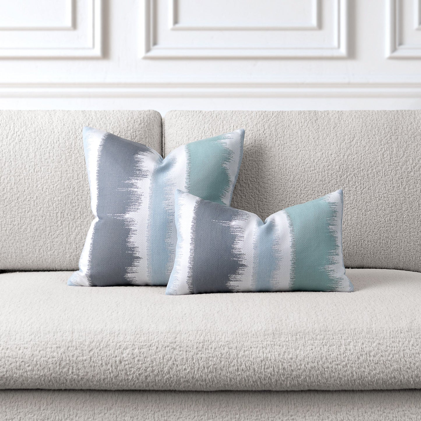 20" Square Elaine Smith Pillow Murmur Surf, image 6