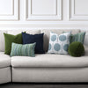12" Round Elaine Smith Orb Pillow Lush Velvet Ivy
