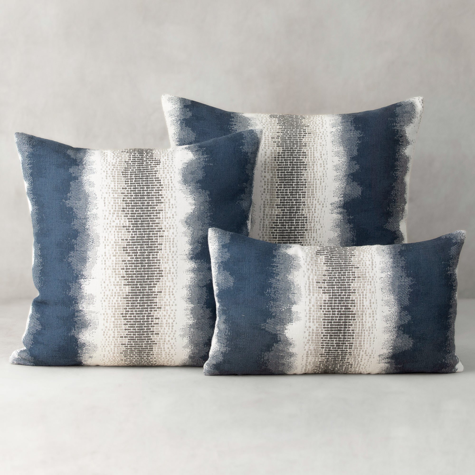 22" Square Elaine Smith Pillow  Resilience Indigo