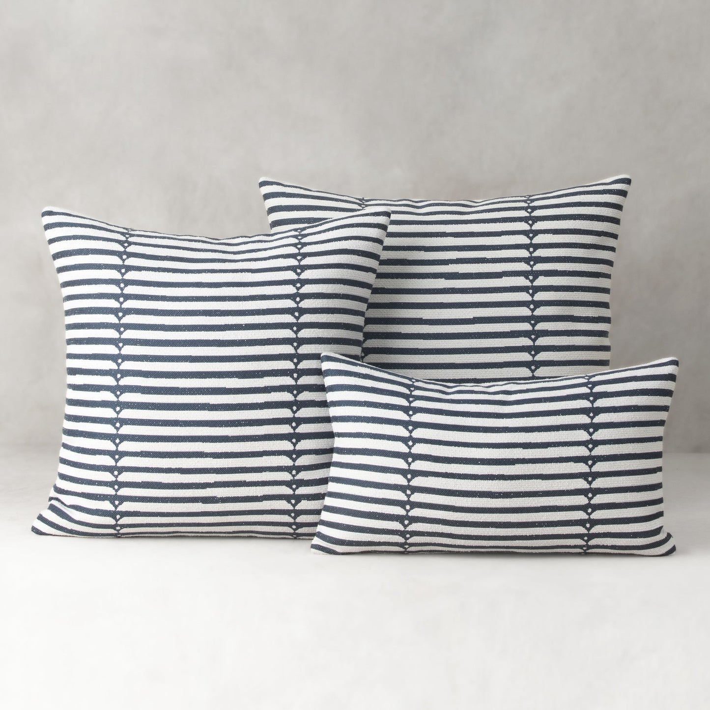 22" Square Elaine Smith Pillow  Sincerity Denim, image 4