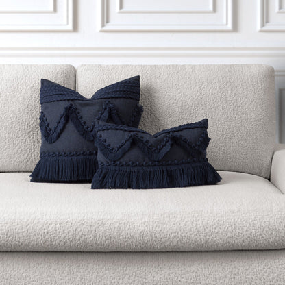 
                  20" Square Elaine Smith Pillow  Tavarua Indigo - Image 4
                