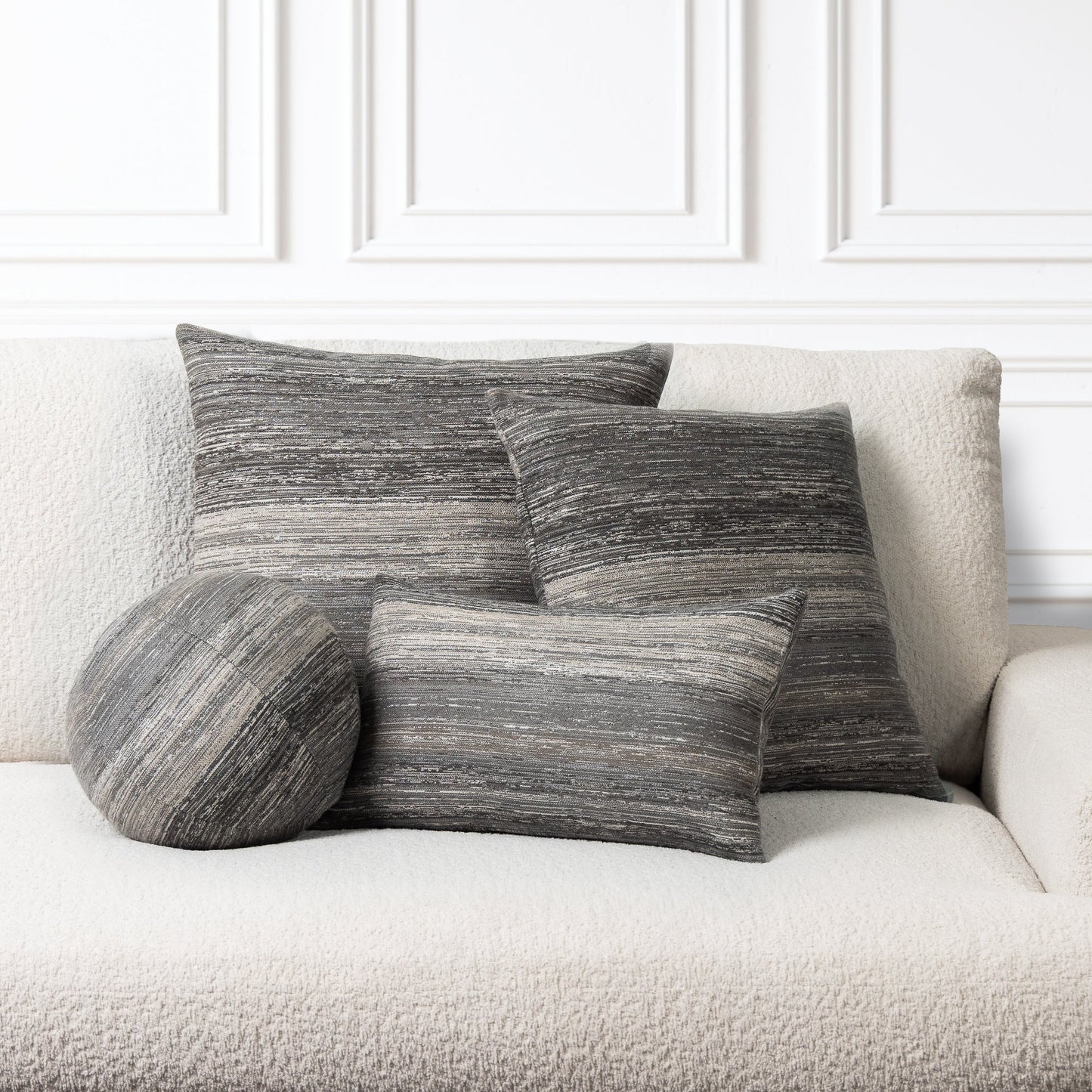 12" x 20" Elaine Smith Pillow  Textured Grigio, image 4