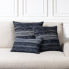 22" Square Elaine Smith Pillow  Textured Indigo