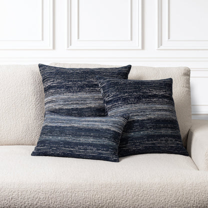 
                  22" Square Elaine Smith Pillow  Textured Indigo - Image 4
                
