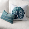 12" x 20" Elaine Smith Pillow  Textured Lagoon