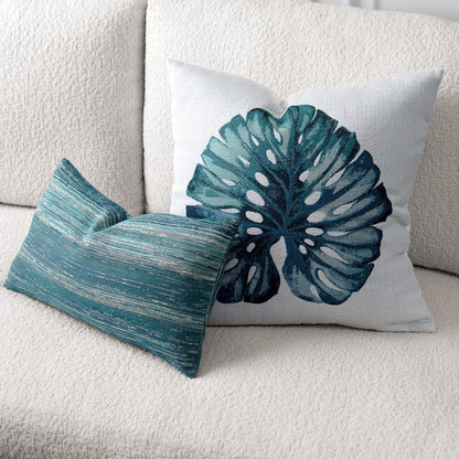 
                  22" Square Elaine Smith Pillow  Leaf Lagoon - Image 4
                