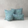12" Round Elaine Smith Orb Pillow Thumbprint Aruba