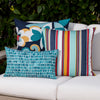 22" Square Elaine Smith Pillow  Floral Impact