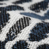 12" Round Elaine Smith Orb Pillow Thumbprint Indigo