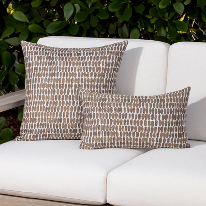 
                  12" x 20" Elaine Smith Pillow  Thumbprint Latte - Image 4
                