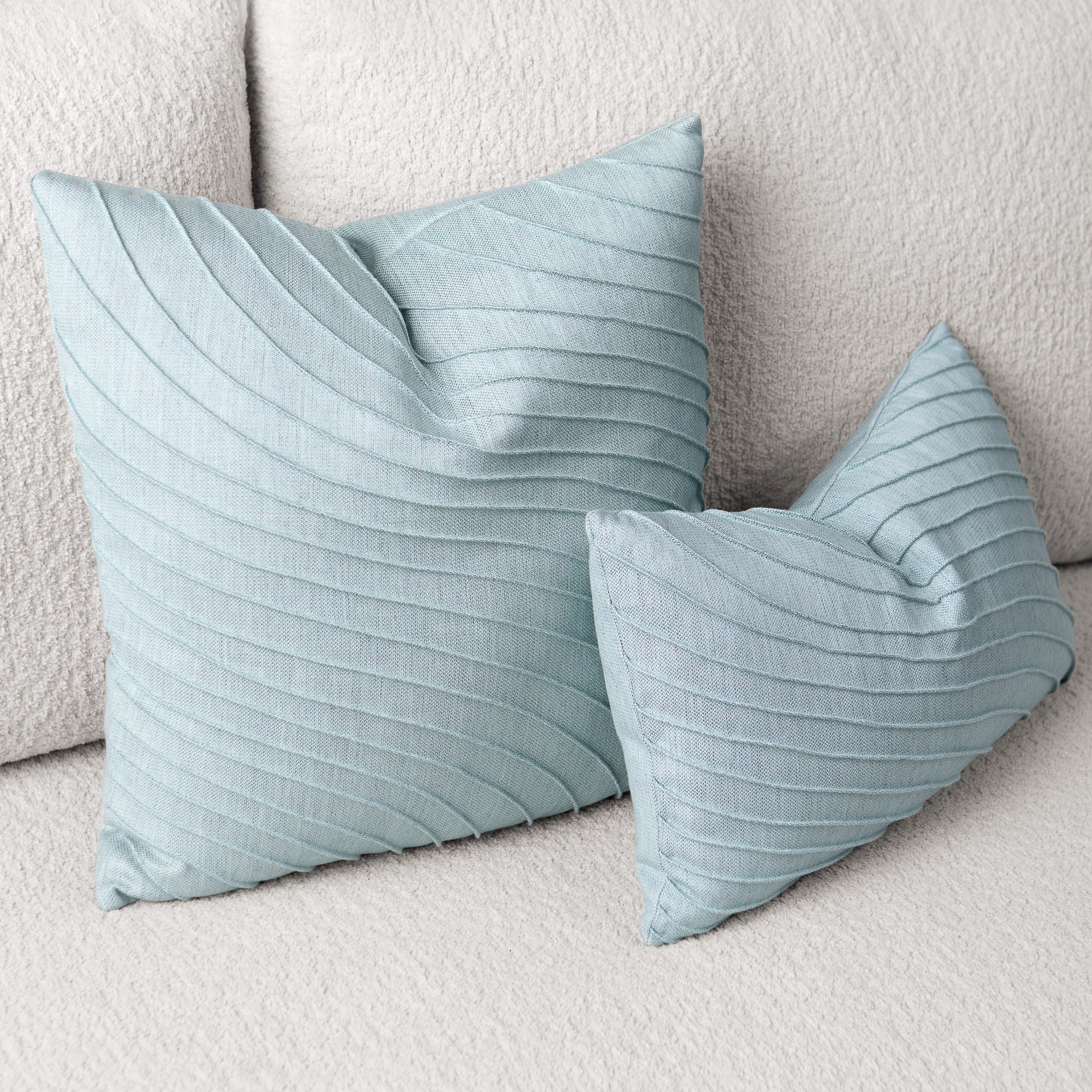 20" Square Elaine Smith Pillow  Tidal Glacier