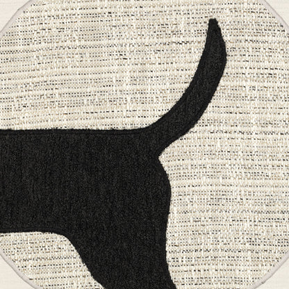 
                  20" Square Elaine Smith Pillow  Unconditional Woof Tail - Image 2
                