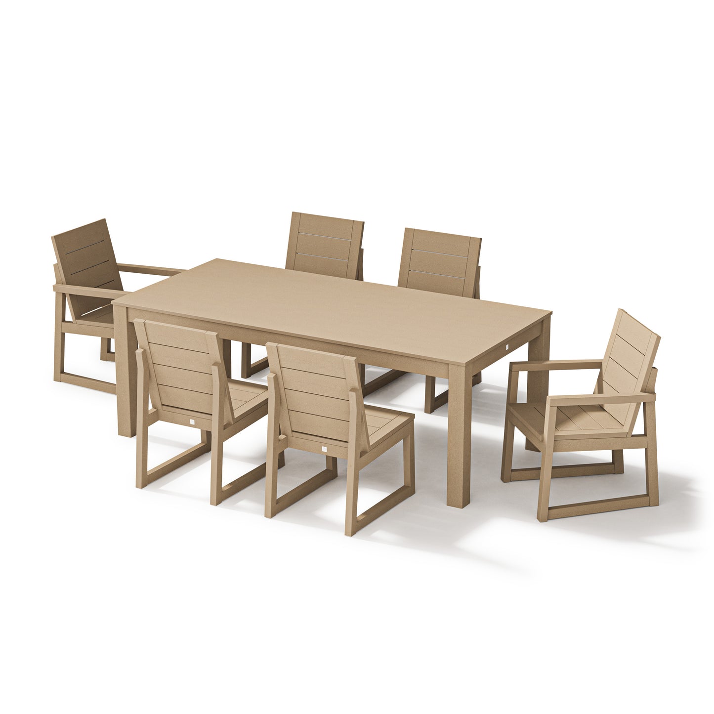 Elevate 7 Piece Dining Set Vintage Sahara Frame, image 2