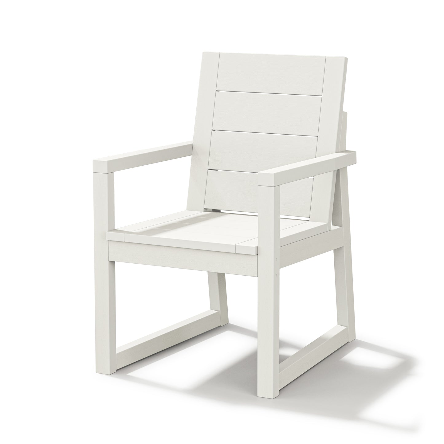 Elevate Dining Arm Chair Vintage White Frame, image 4