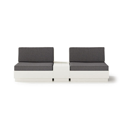 
                  Elevate Lounge Chair Set Vintage White Frame Ash Charcoal Cushions - Image 14
                