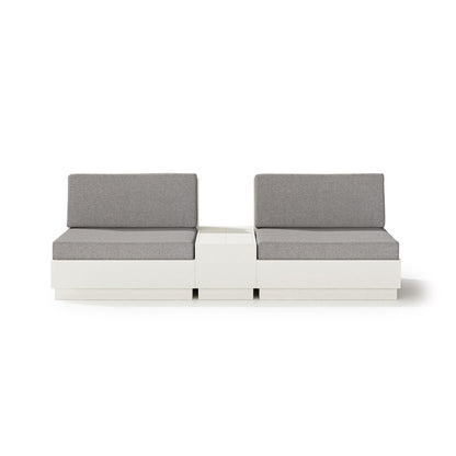 
                  Elevate Lounge Chair Set Vintage White Frame Grey Mist Cushions - Image 15
                