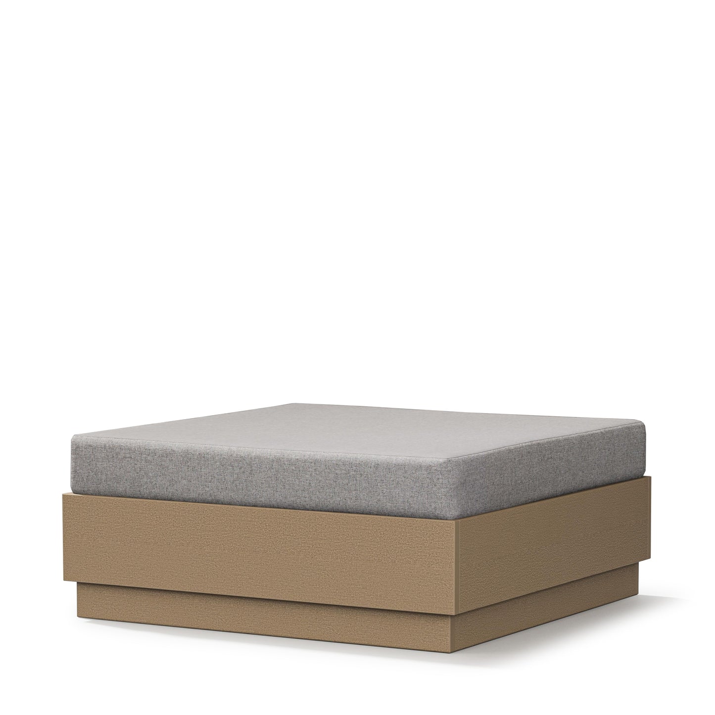 Elevate Lounge Ottoman Vintage Sahara Frame Grey Mist Cushion, image 10