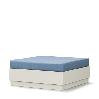 
                  Elevate Lounge Ottoman Vintage White Frame Sky Blue Cushion - Image 17
                