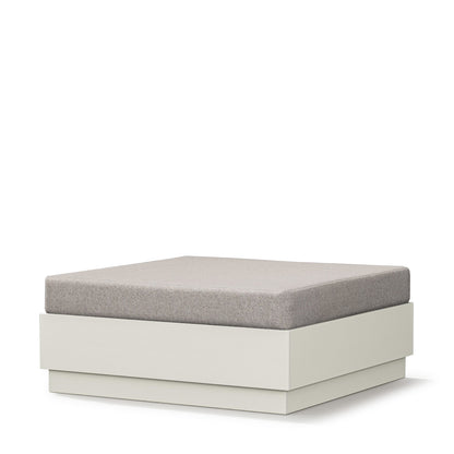 
                  Elevate Lounge Ottoman Vintage White Frame Weathered Tweed Cushion - Image 19
                