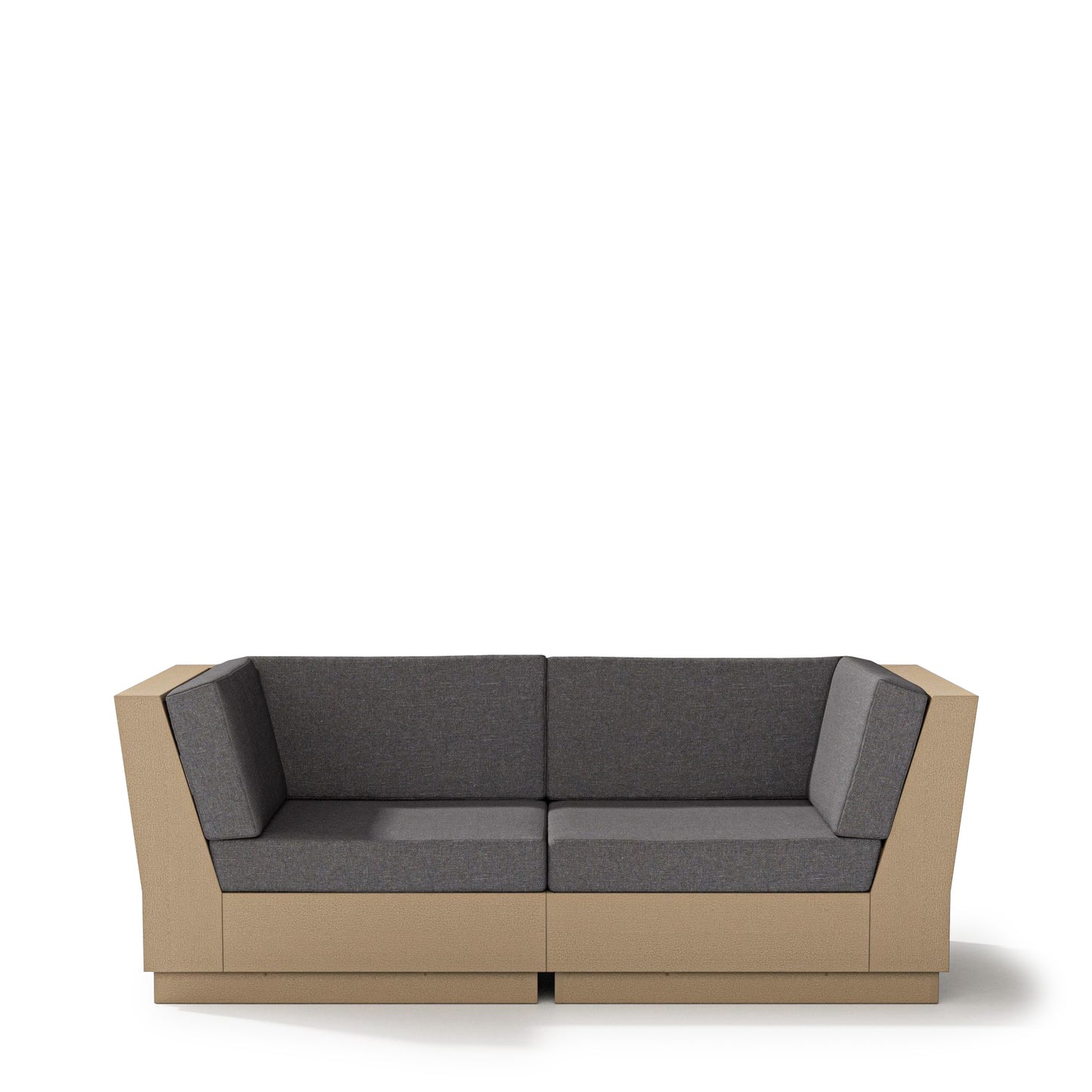 Elevate Loveseat Sectional Vintage Sahara Frame Ash Charcoal Cushions, image 9