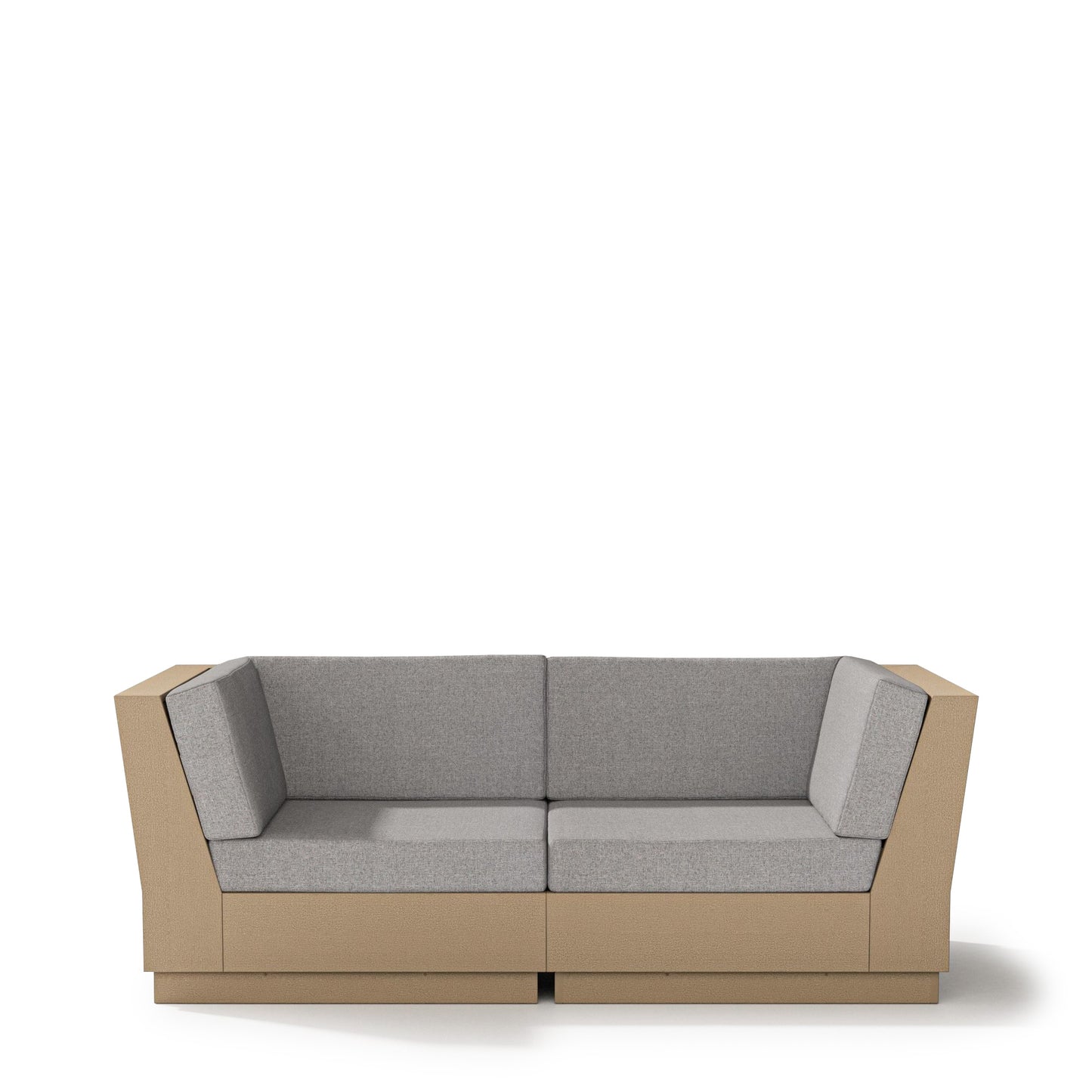 Elevate Loveseat Sectional Vintage Sahara Frame Grey Mist Cushions, image 10