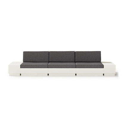 
                  Elevate Straight Sectional Vintage White Frame Ash Charcoal Cushions - Image 15
                