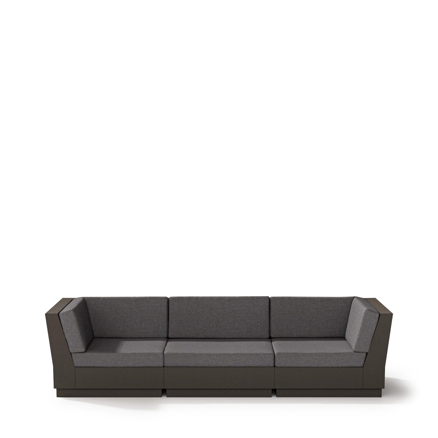 Eleveate Sectional Sofa Vintage Coffee Frame Ash Charcoal Cushions, image 3