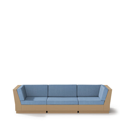 
                  Eleveate Sectional Sofa Vintage Sahara Frame Sky Blue Cushions - Image 12
                