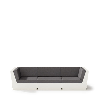 
                  Eleveate Sectional Sofa Vintage White Frame Ash Charcoal Cushions - Image 14
                