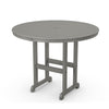 Farmhouse 48 Round Counter Table Slate Gray