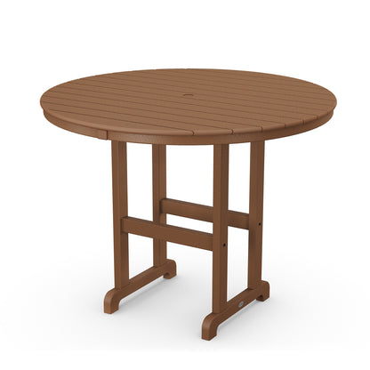 
                  Farmhouse 48 Round Counter Table Teak - Image 7
                