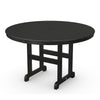 Farmhouse 48 Round Dining Table Black