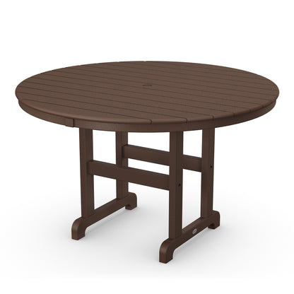 
                  Farmhouse 48 Round Dining Table Mahogany - Image 12
                