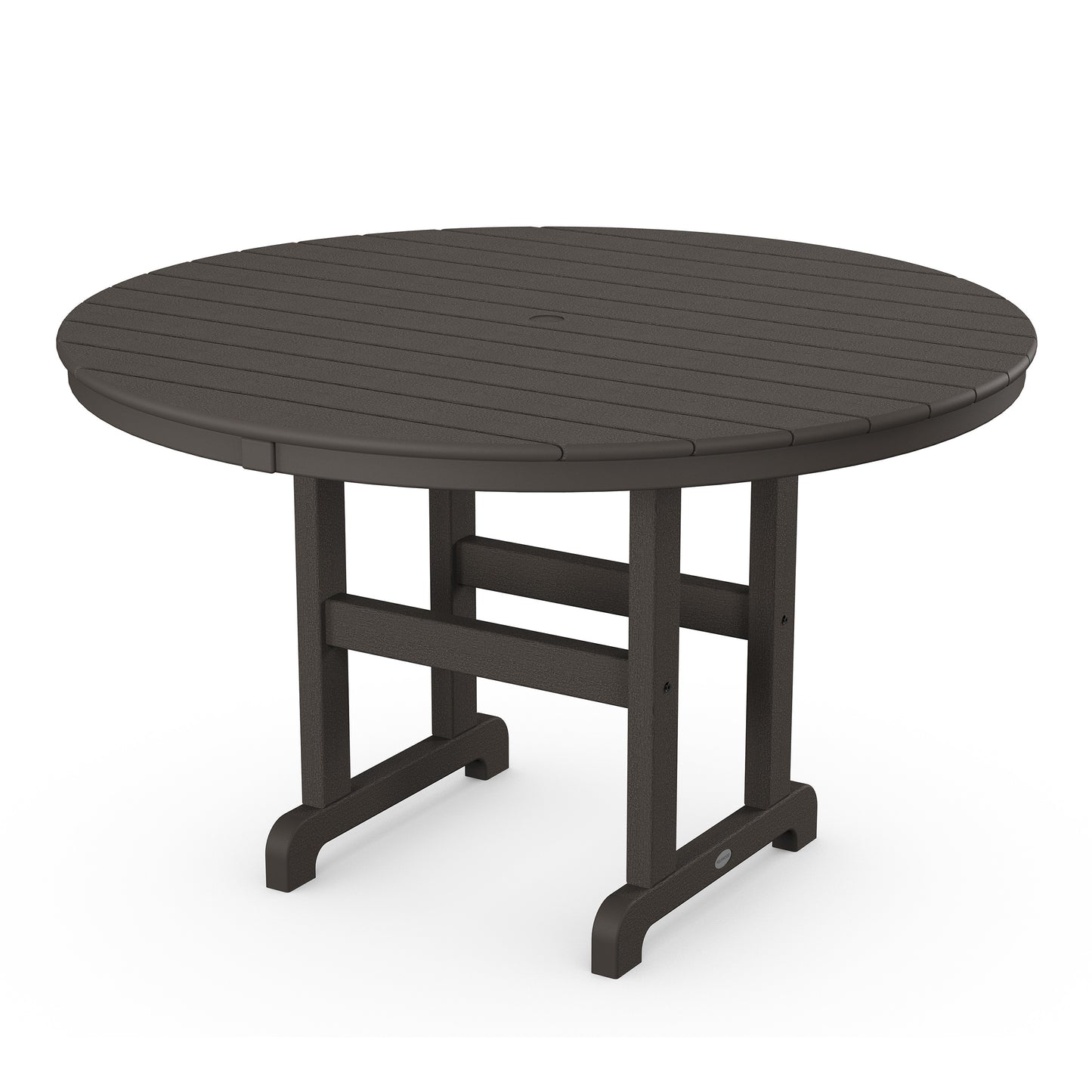 Farmhouse 48 Round Dining Table Vintage Coffee, image 1