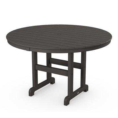 
                  Farmhouse 48 Round Dining Table Vintage Coffee - Image 2
                