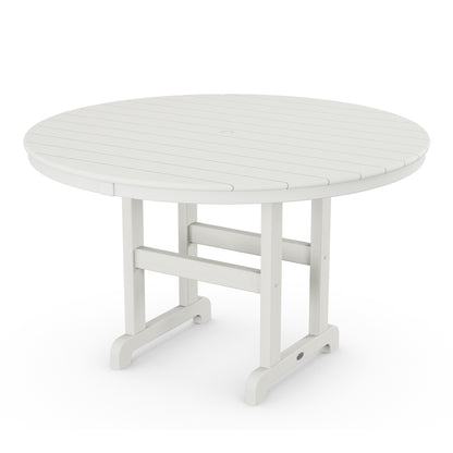 
                  Farmhouse 48 Round Dining Table Vintage White - Image 10
                