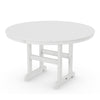 Farmhouse 48 Round Dining Table White