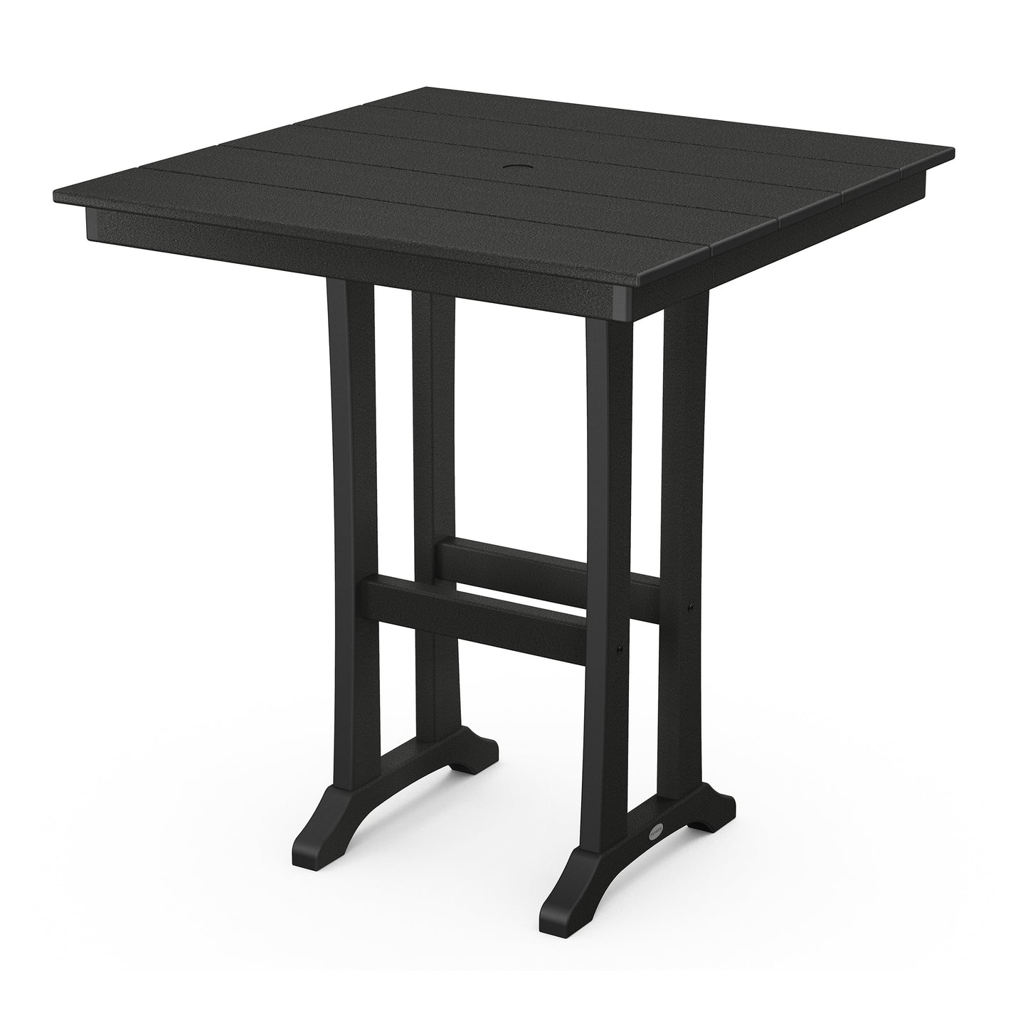 Farmhouse Trestle 37 Bar Table Black, image 1